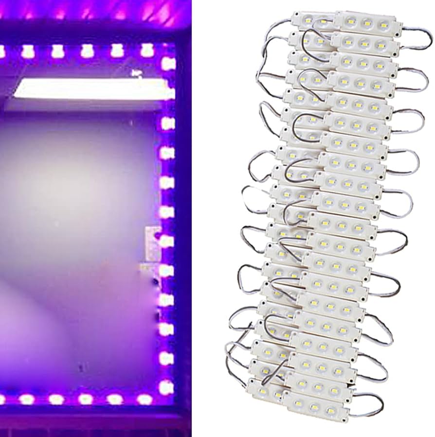 purple led lamp