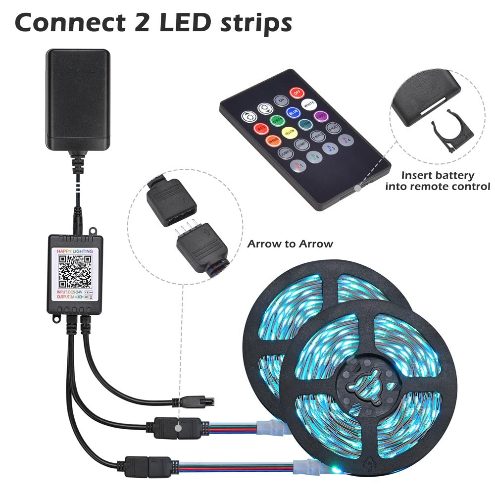 bluetooth led light strips