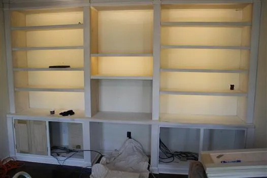 lighting built in shelves Beauty STC