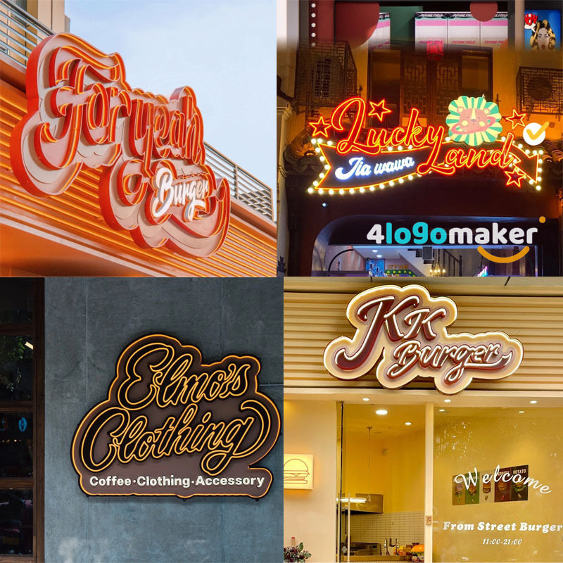 vintage neon bar signs