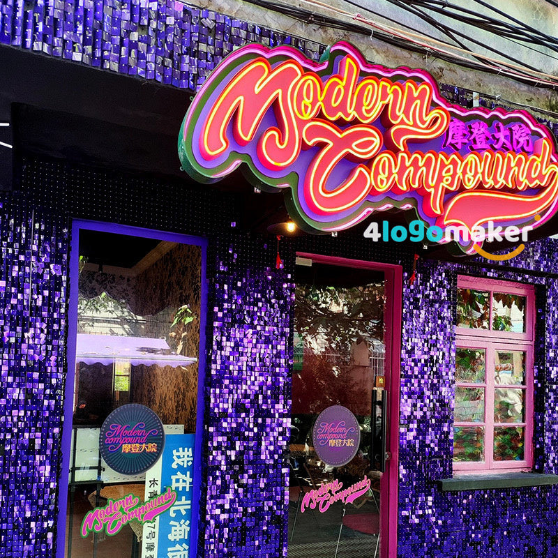 vintage neon bar signs