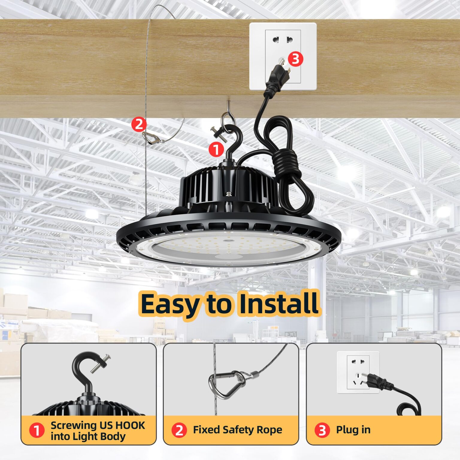 ceiling rope lighting application