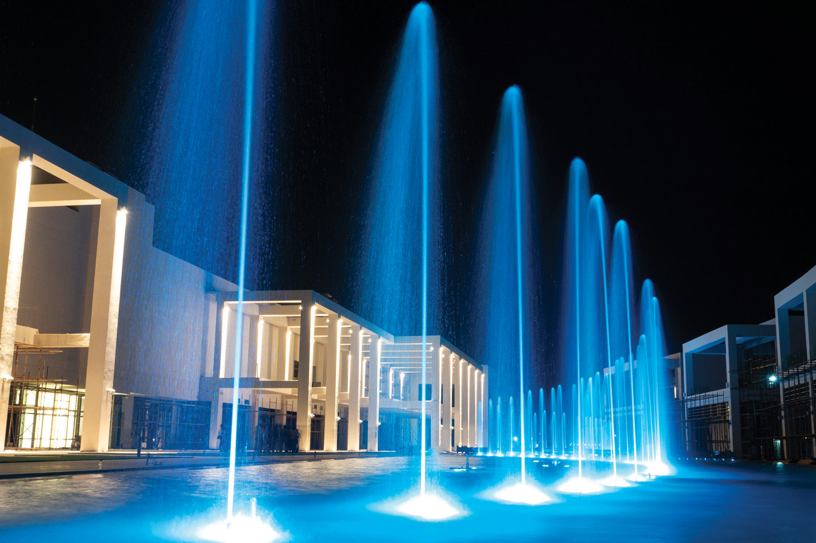 fountain lighting