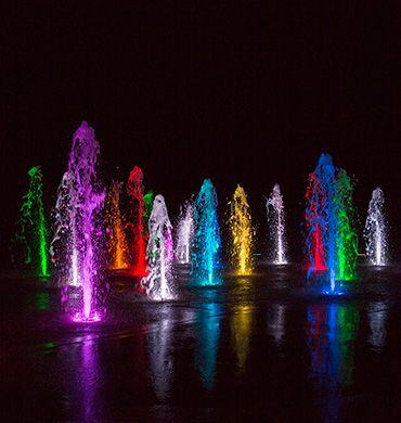 fountain lighting