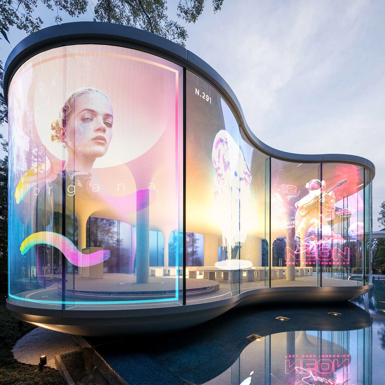 transparent led panels