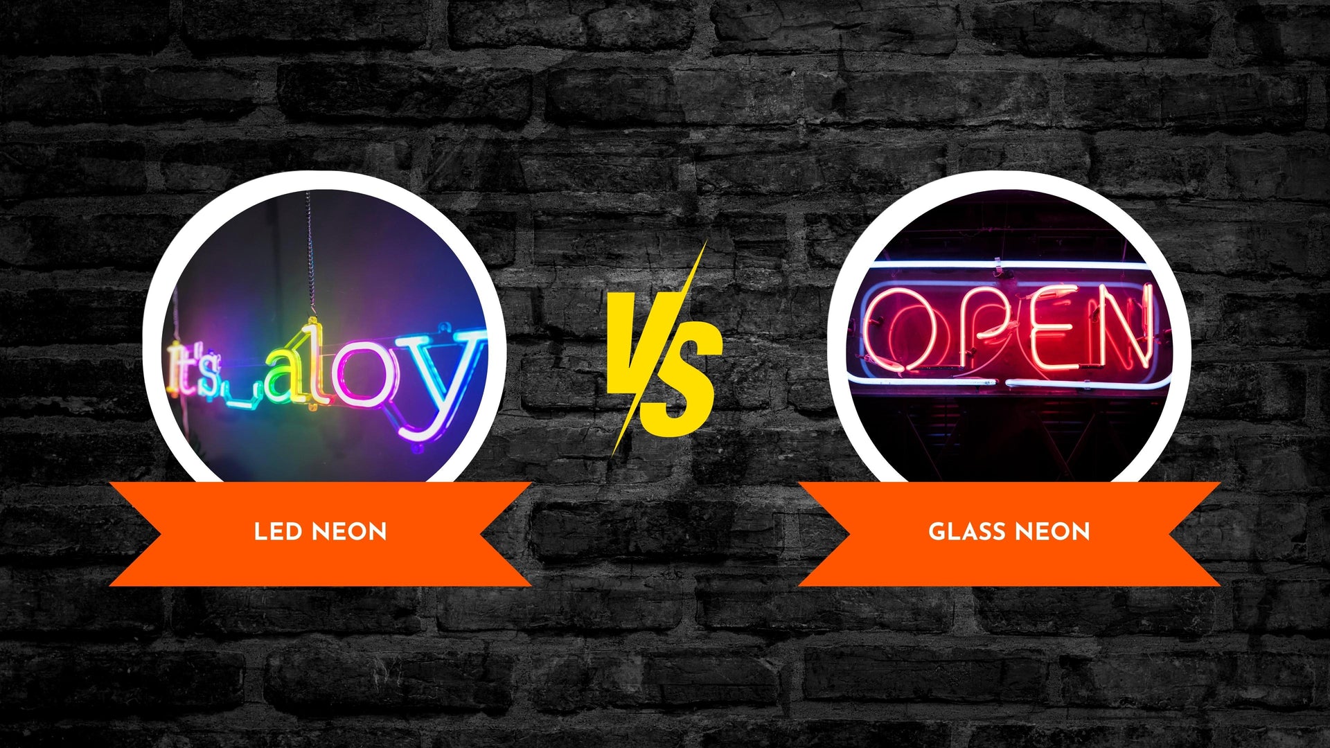 led vs neon sign