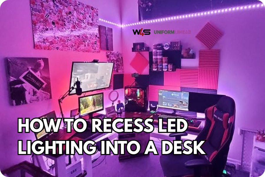 led strip lighting desk