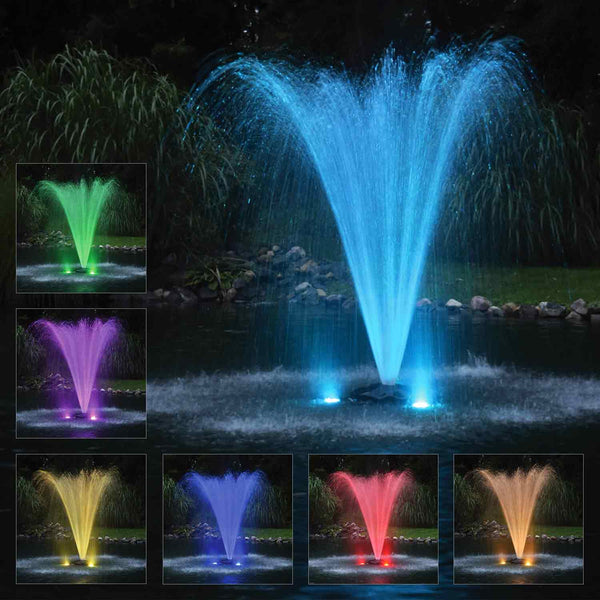 lighting for water fountains