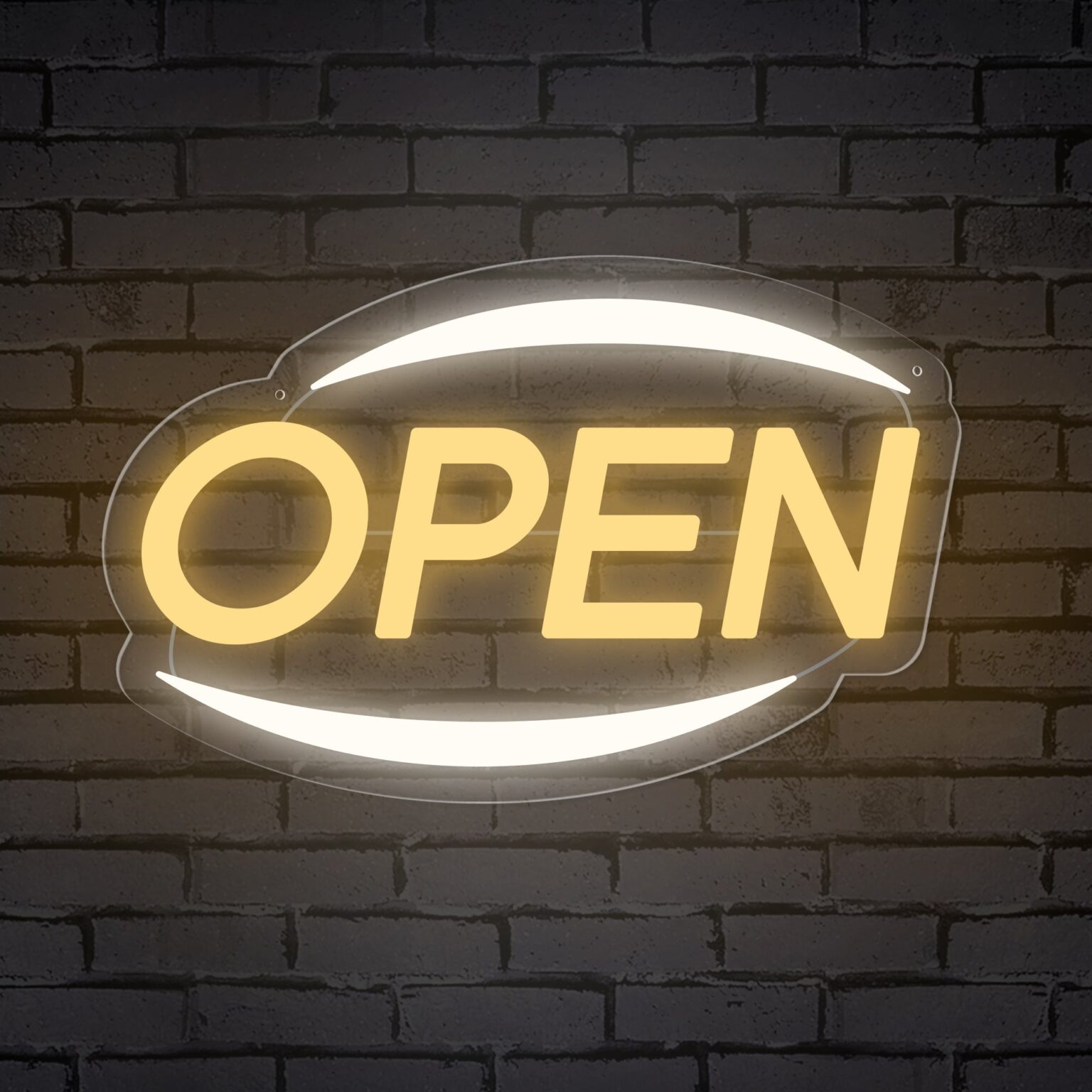neon open sign application