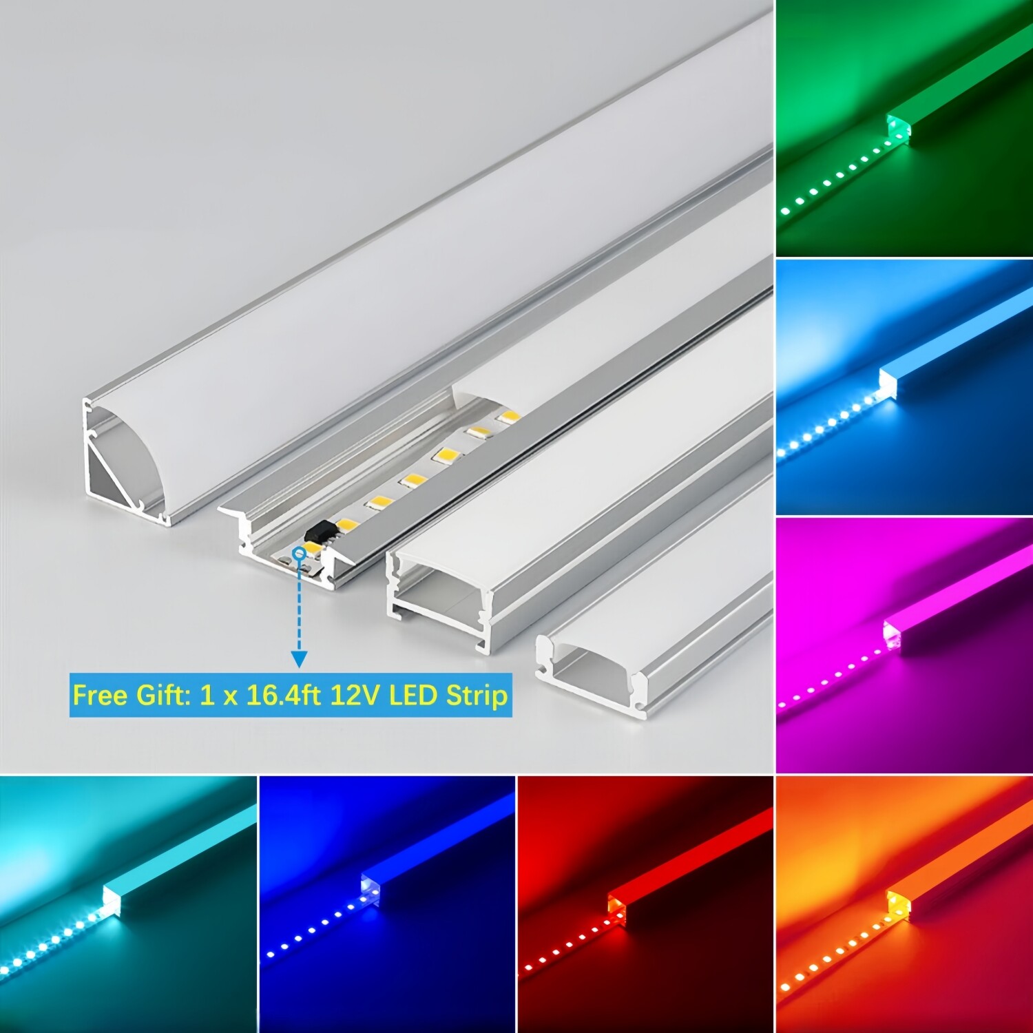 aluminum led channel for led strip lights
