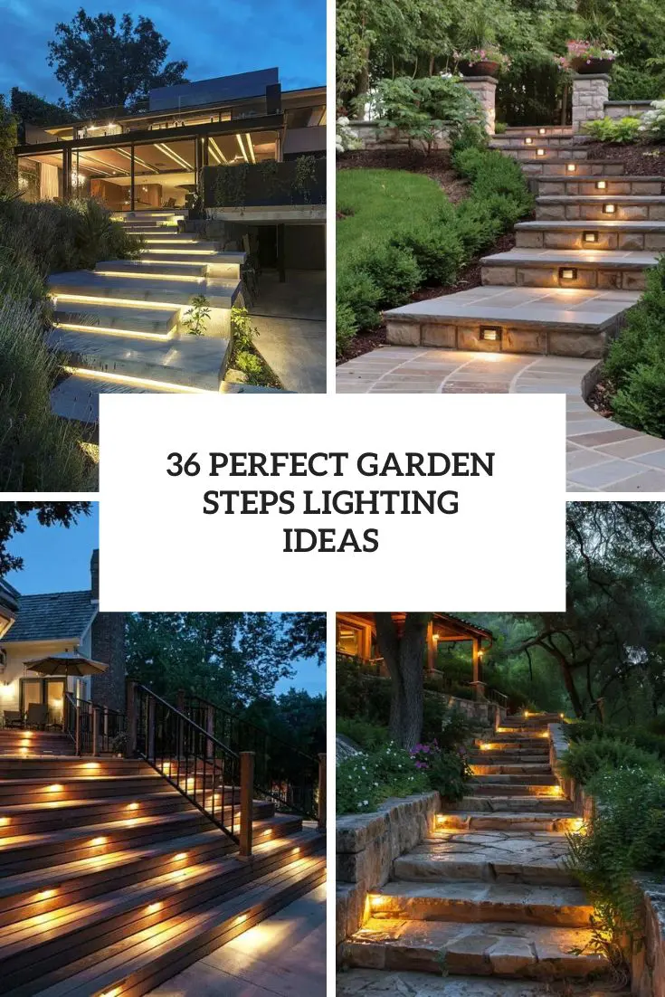 outdoor stair lighting ideas