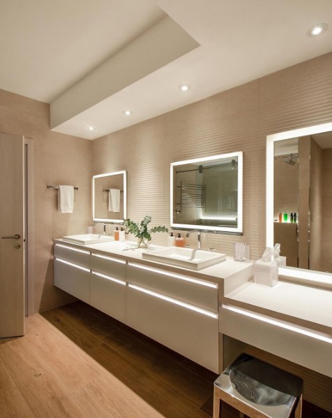 bathroom mirror lighting ideas