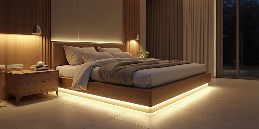 led strip bed