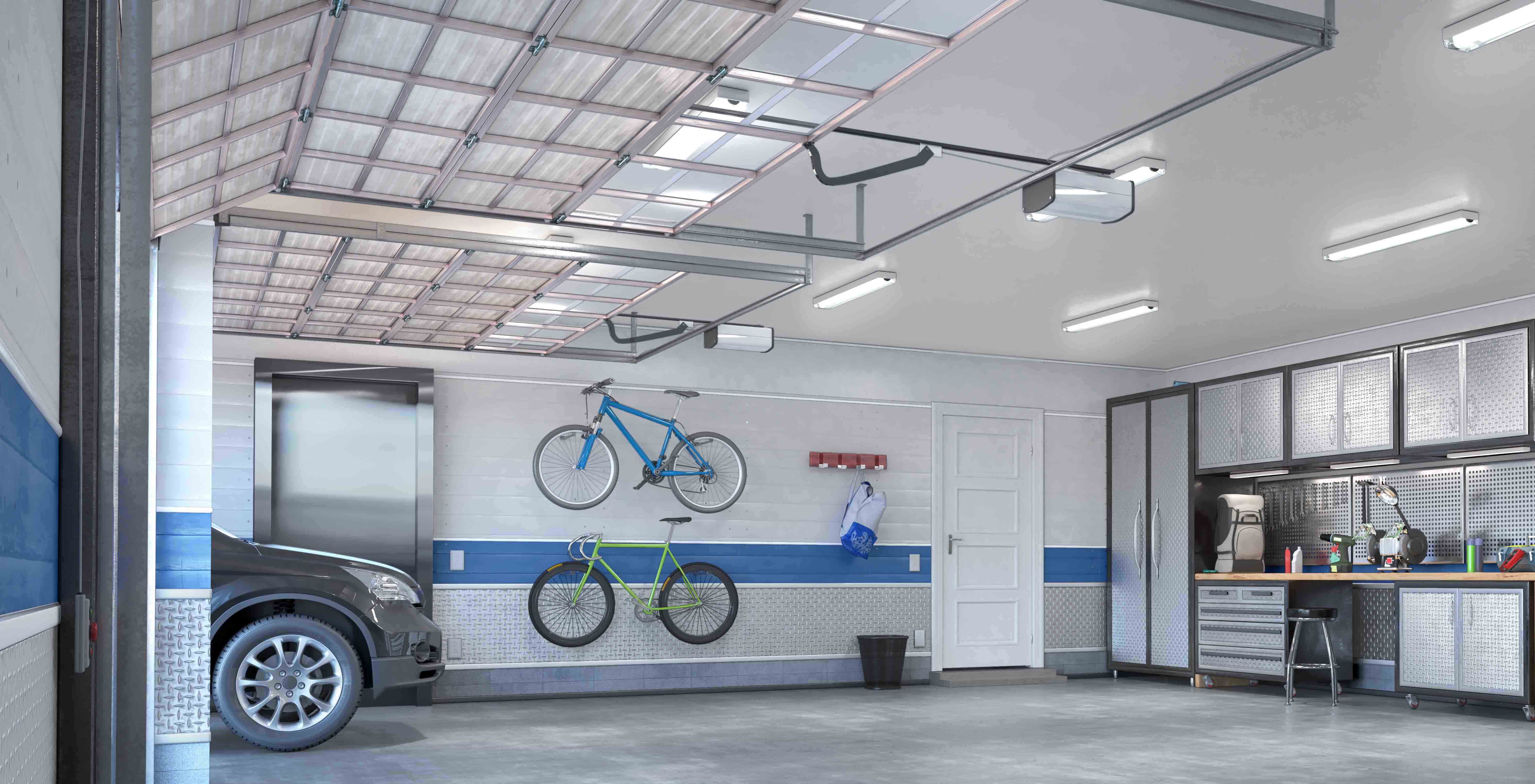residential garage lighting ideas