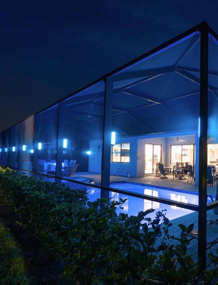 outdoor pool lighting