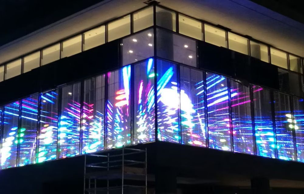 transparent led display