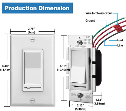 dimmer switch led light