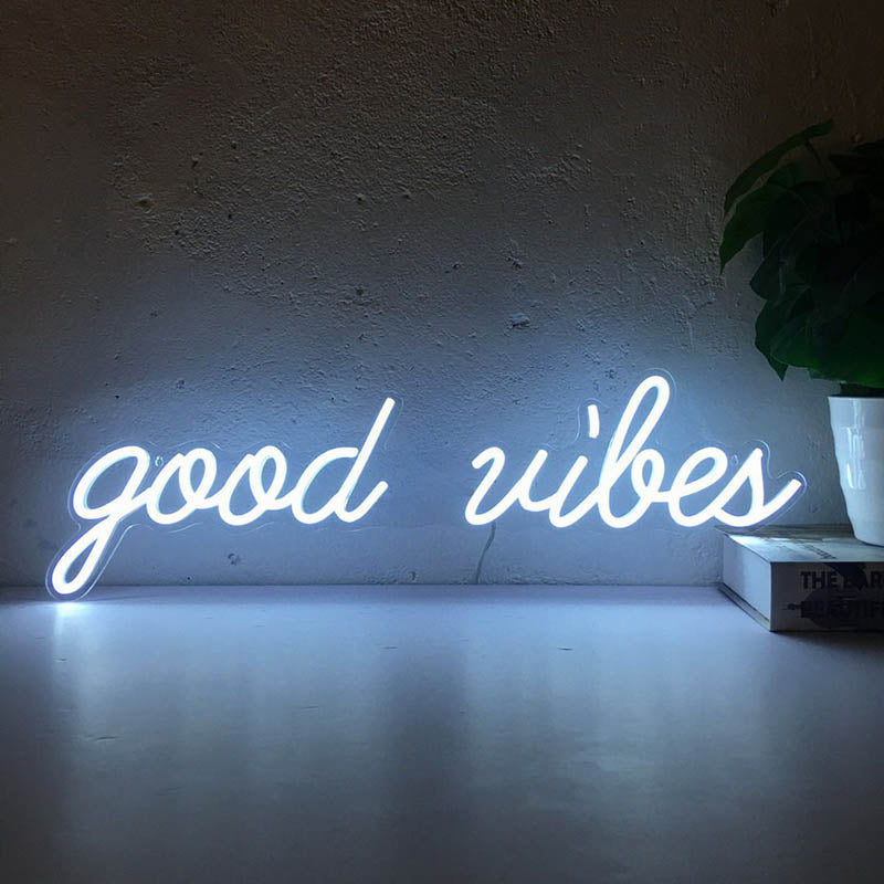 good vibes neon sign Beauty STC
