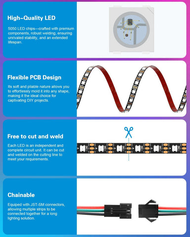 individual addressable leds