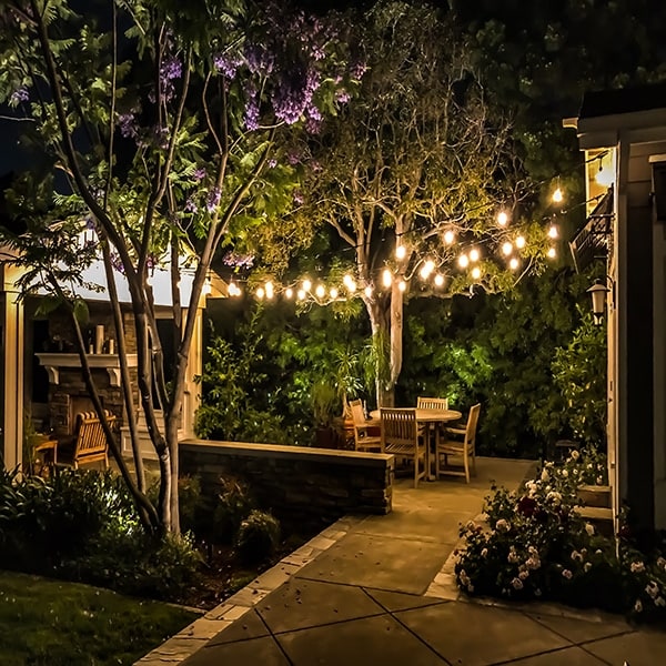 outdoor lighting for parties ideas