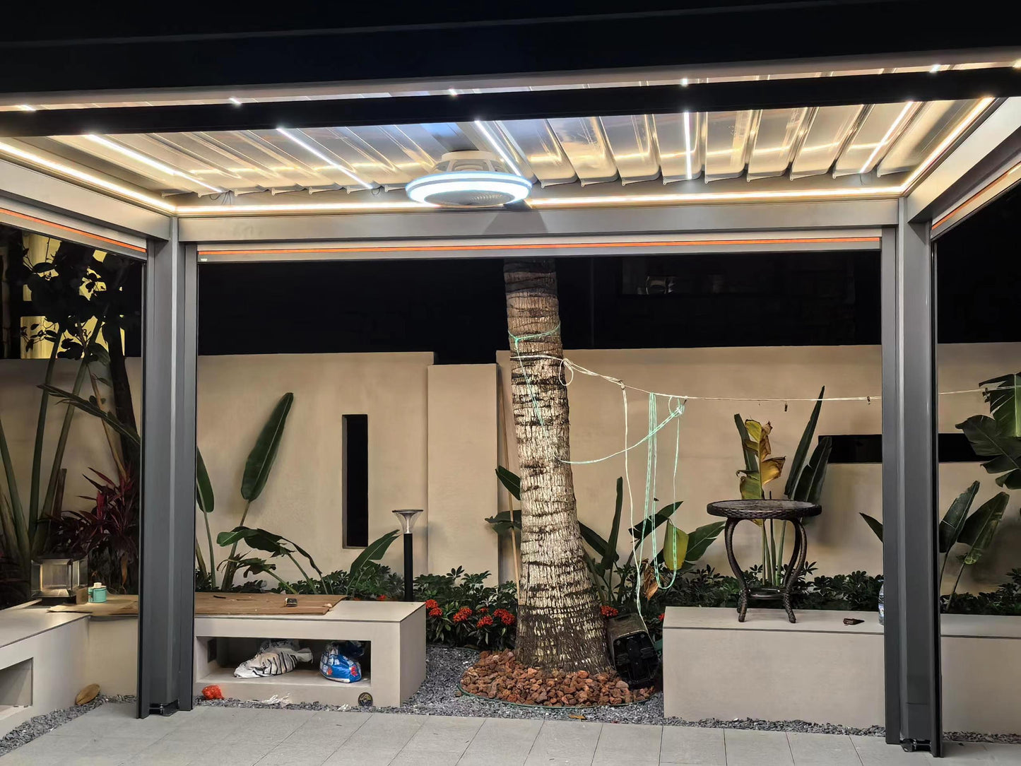 pergola lighting led