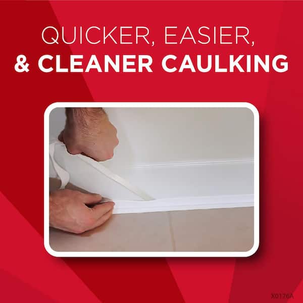 tub and floor caulk strip