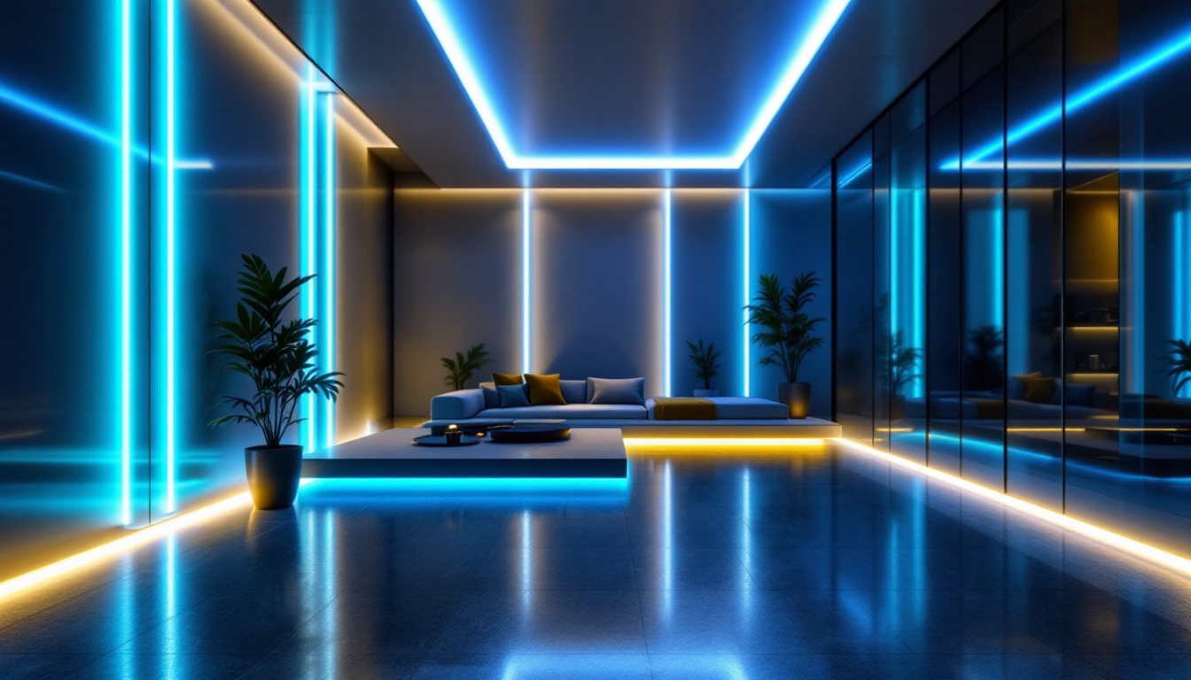 led strip blue lights