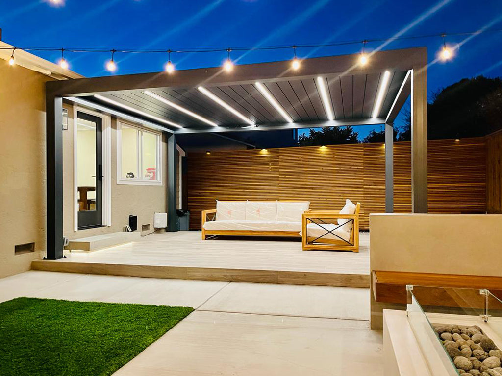 pergola lighting