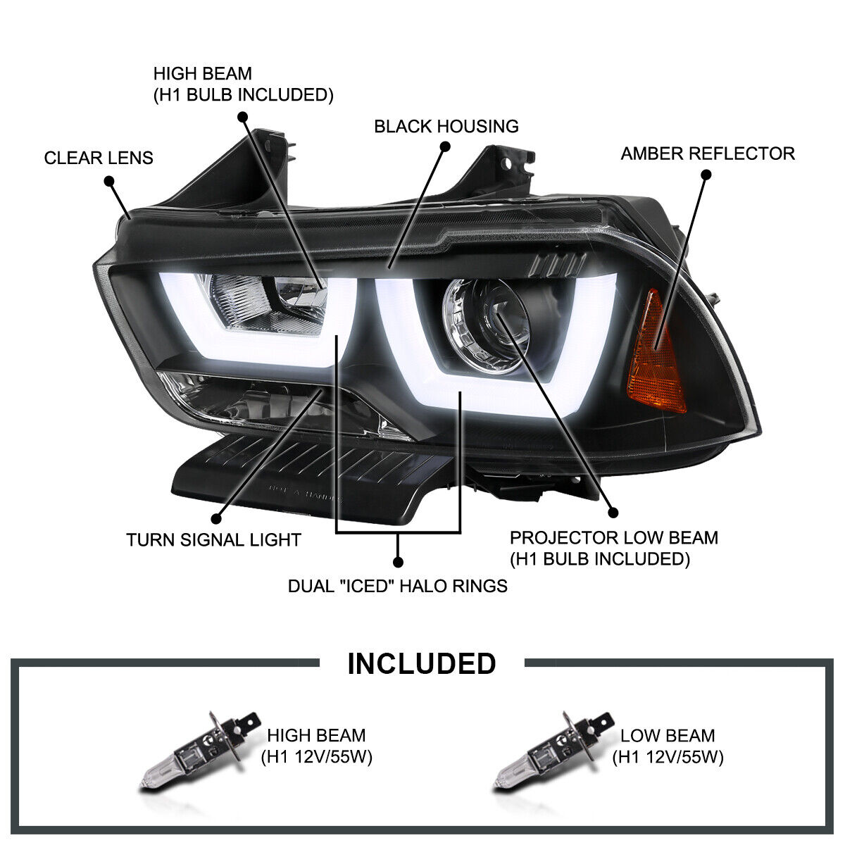 led headlight charger