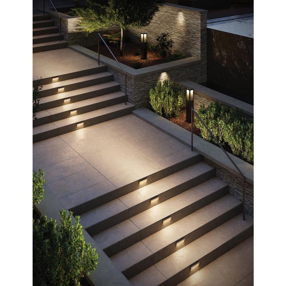 outdoor side mount stair lighting