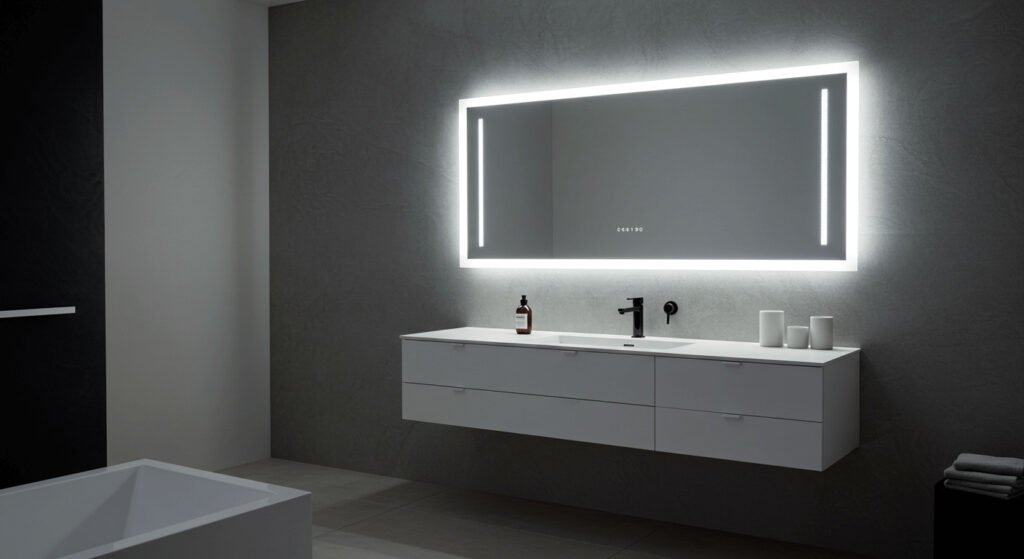 mirror with leds