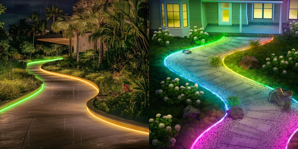 led strip lights waterproof outdoor