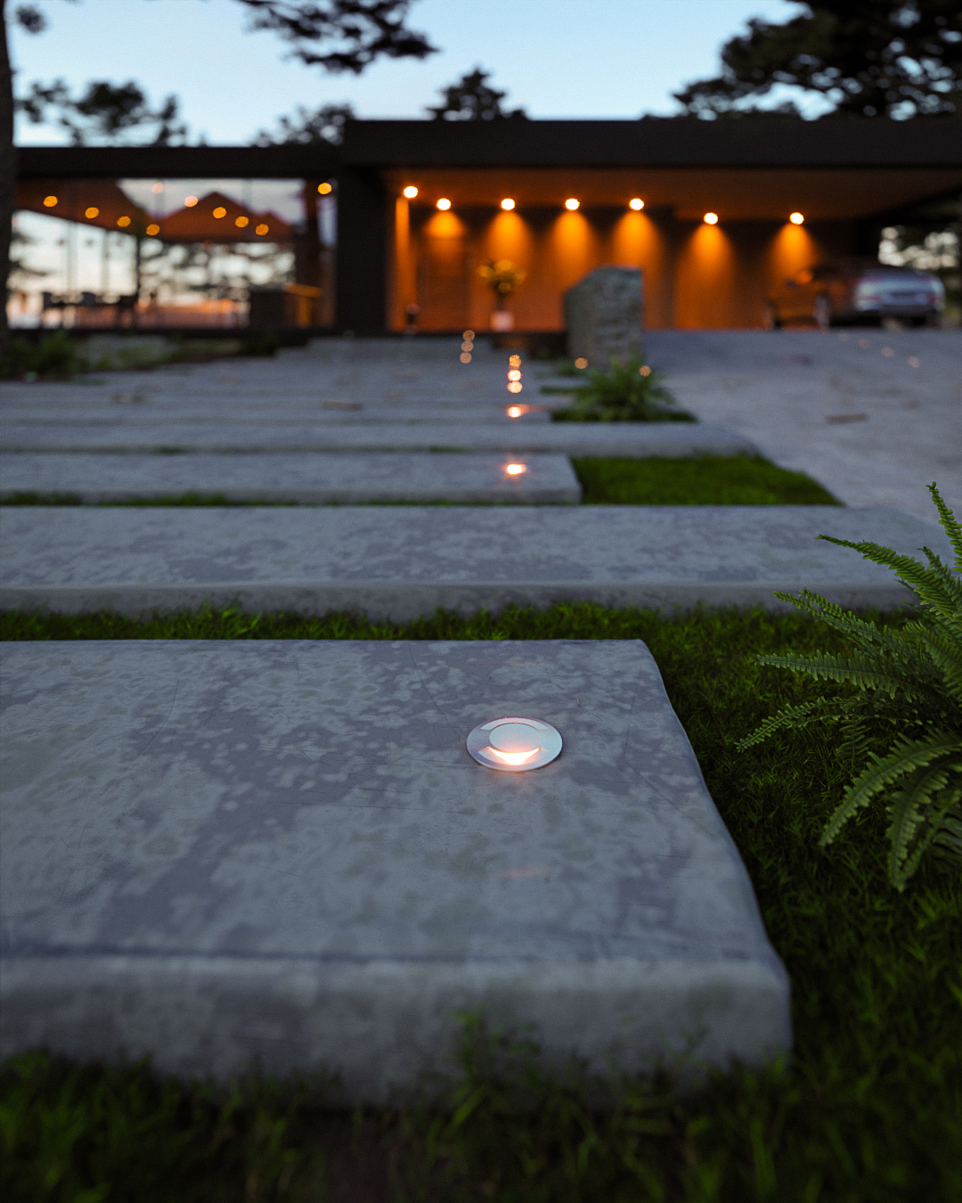 walkway lighting ideas