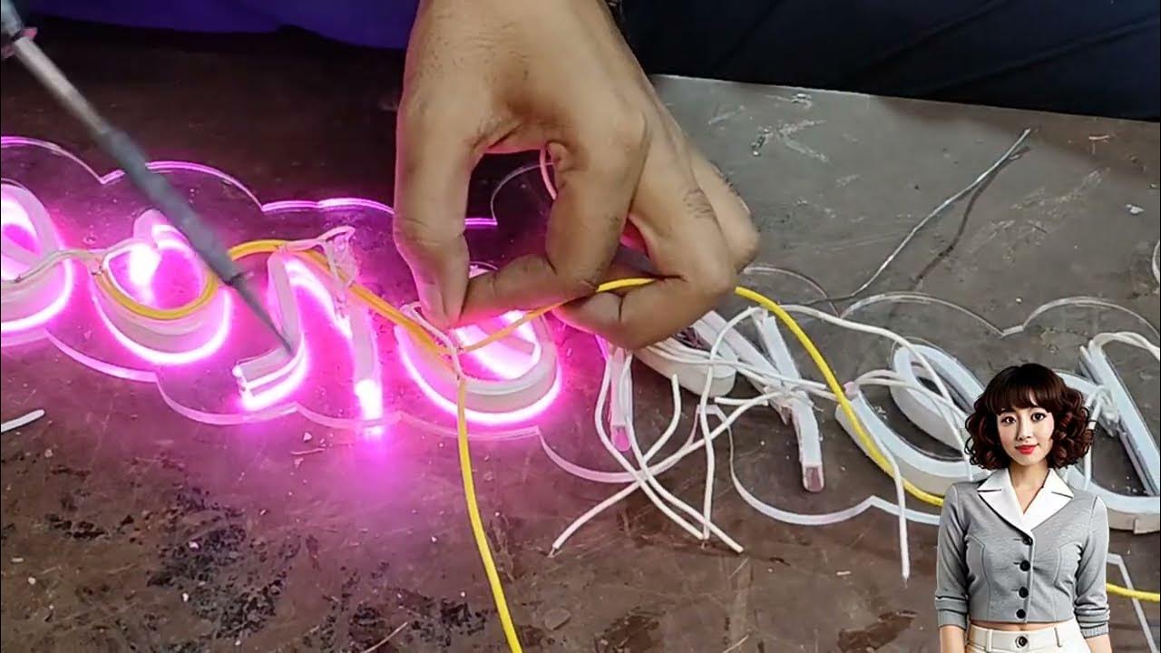 diy led neon sign