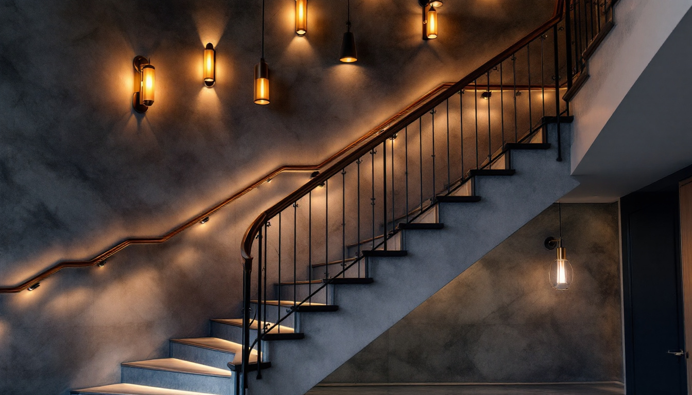stairway wall lighting