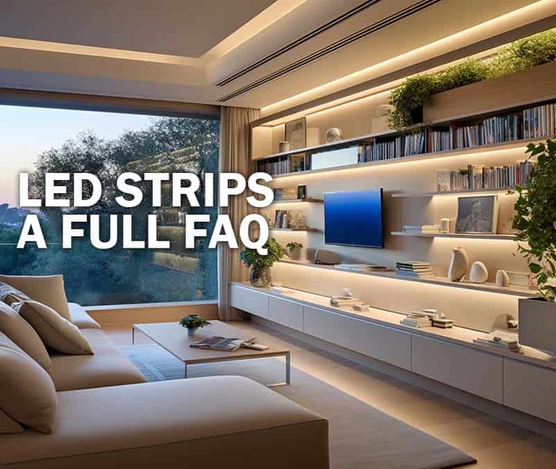 led strip living room