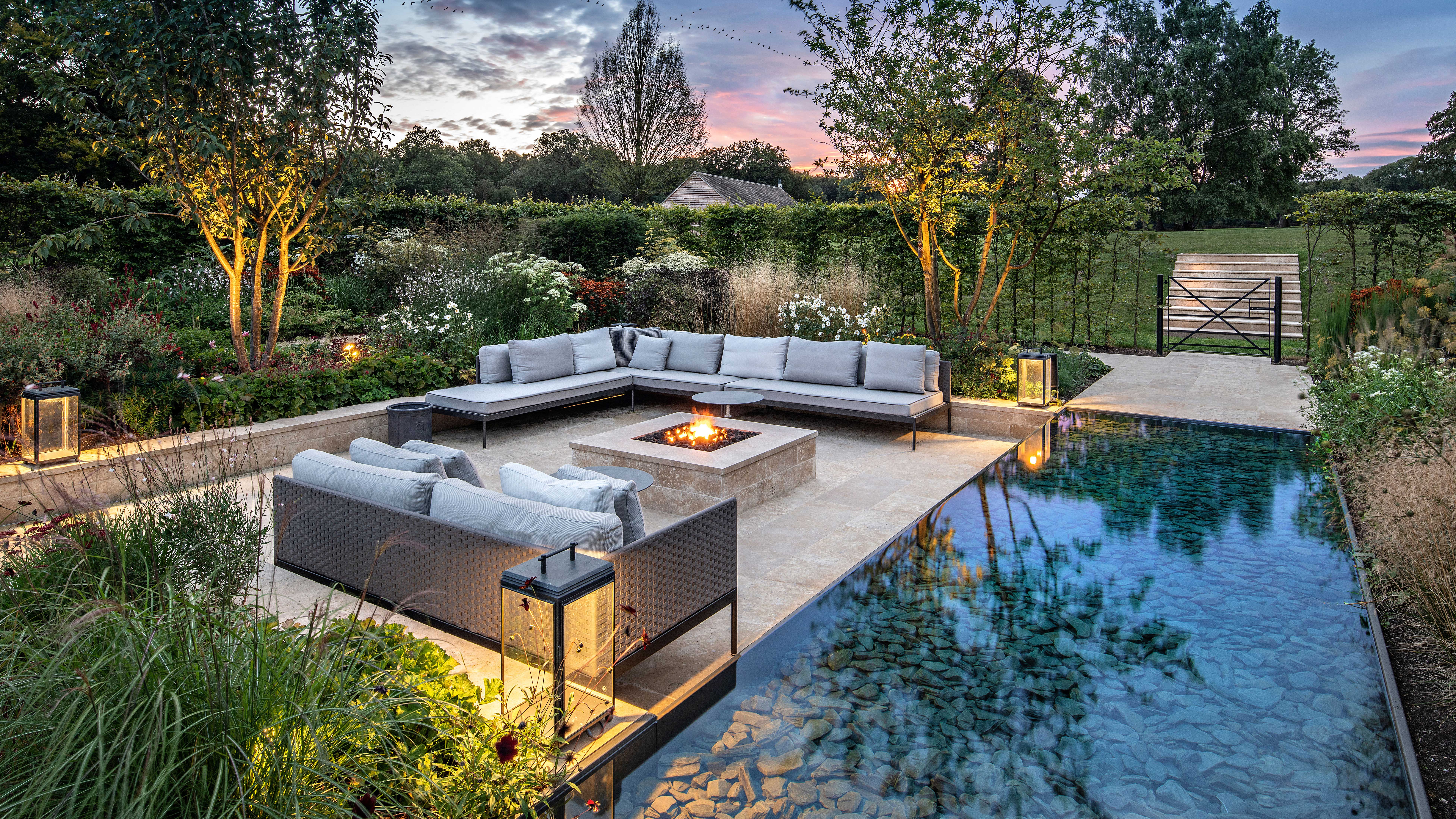 contemporary garden lighting ideas