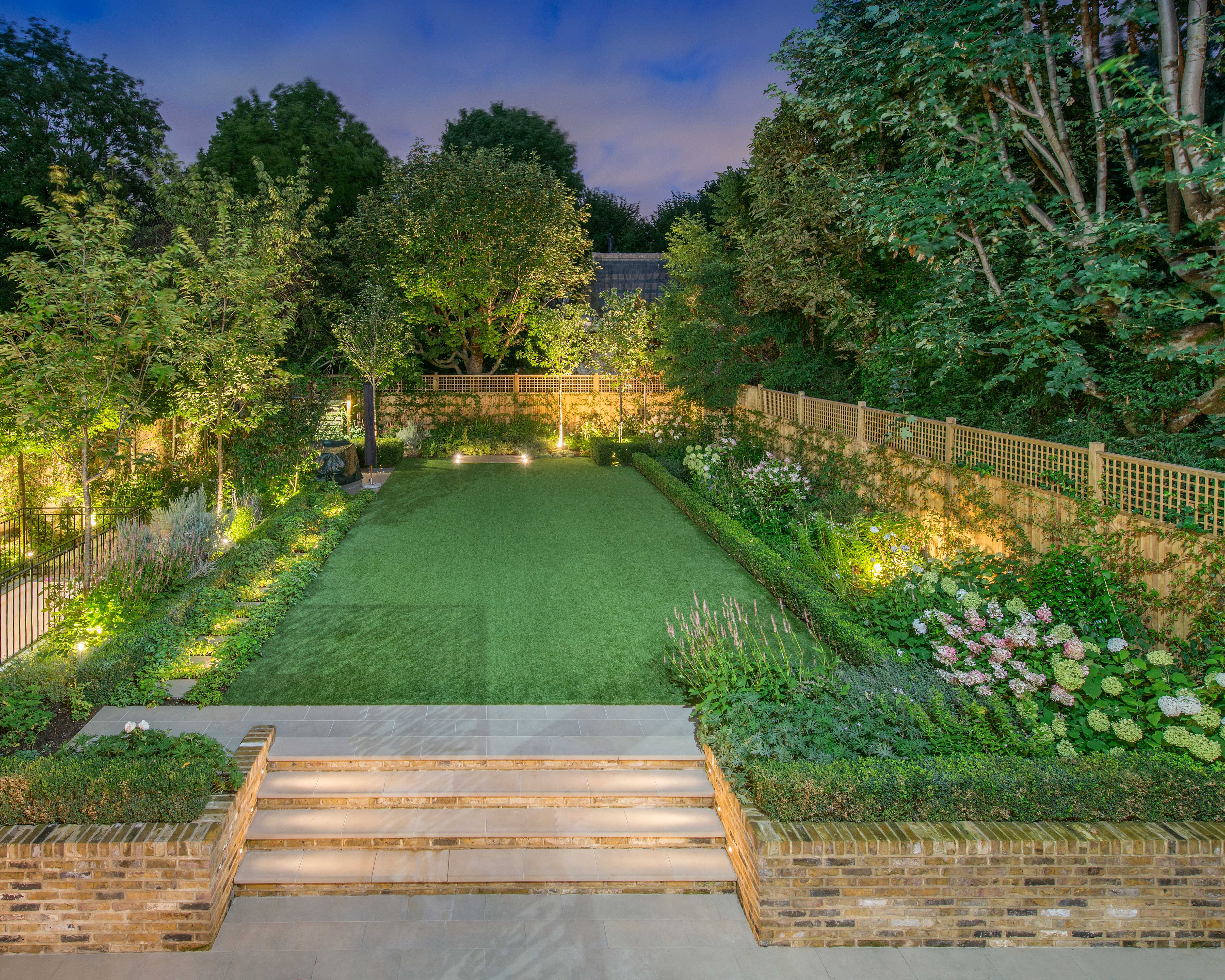 contemporary garden lighting ideas