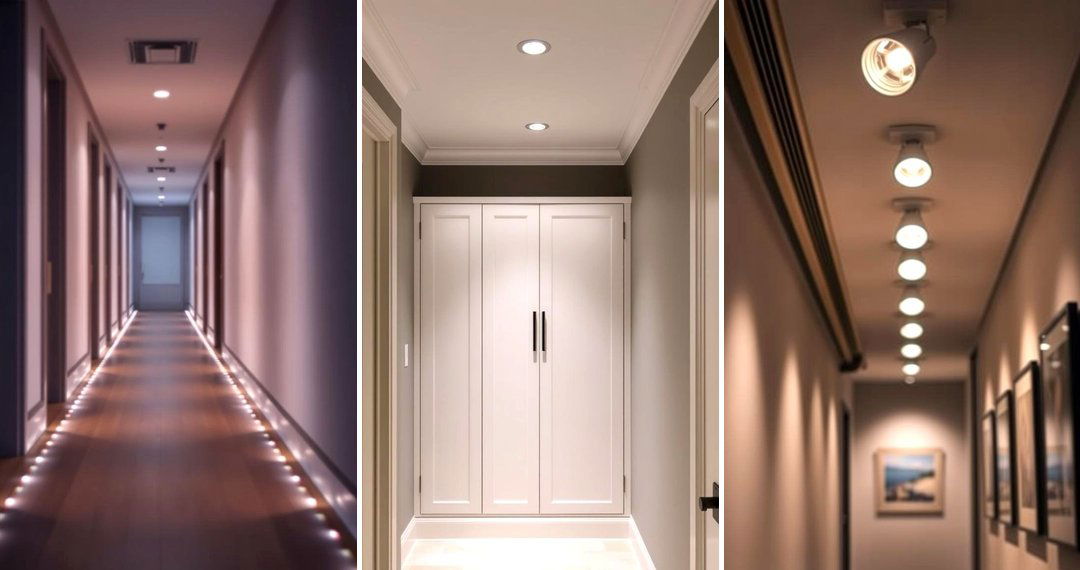 lighting ideas for narrow hallways