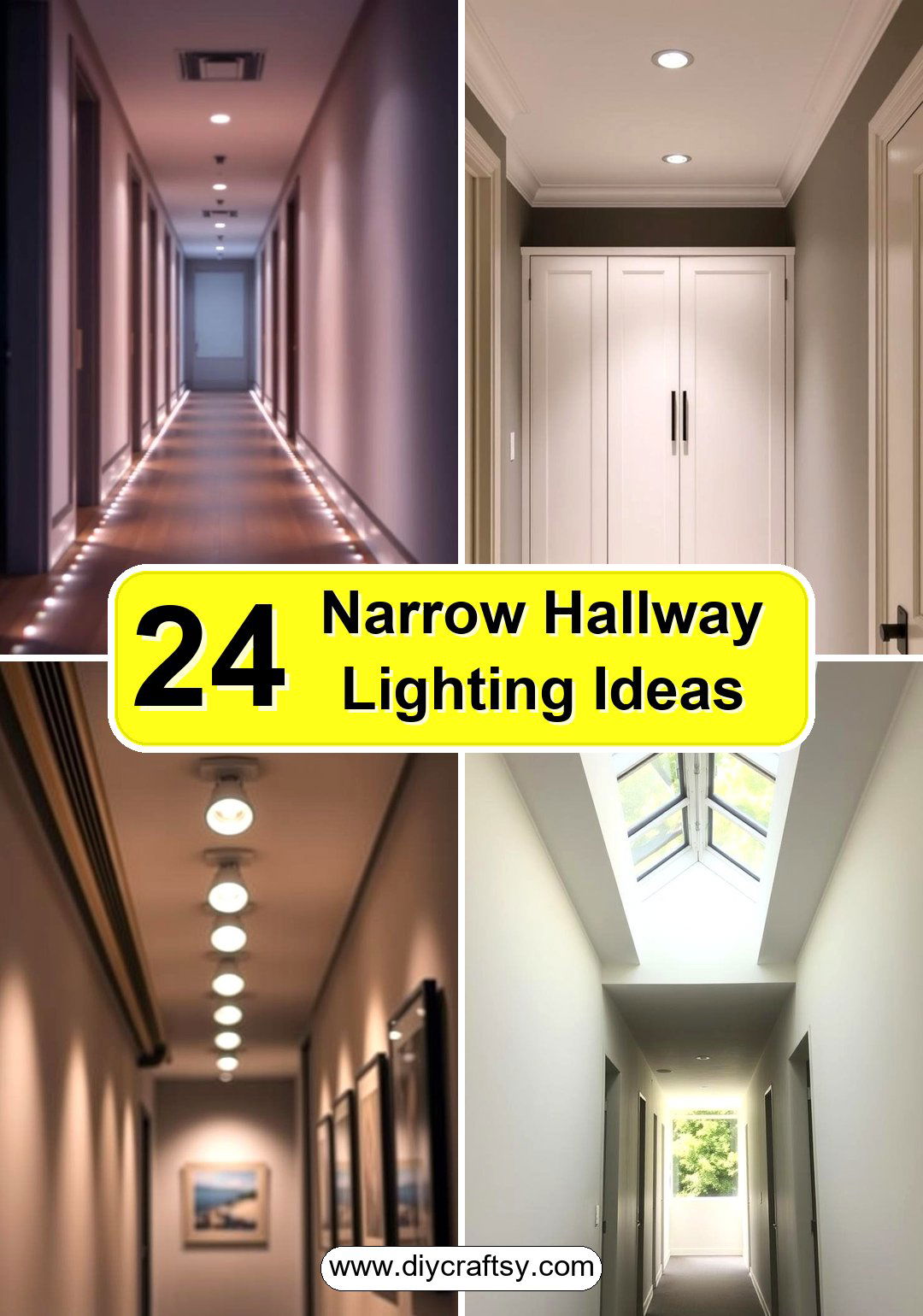 lighting ideas for narrow hallways