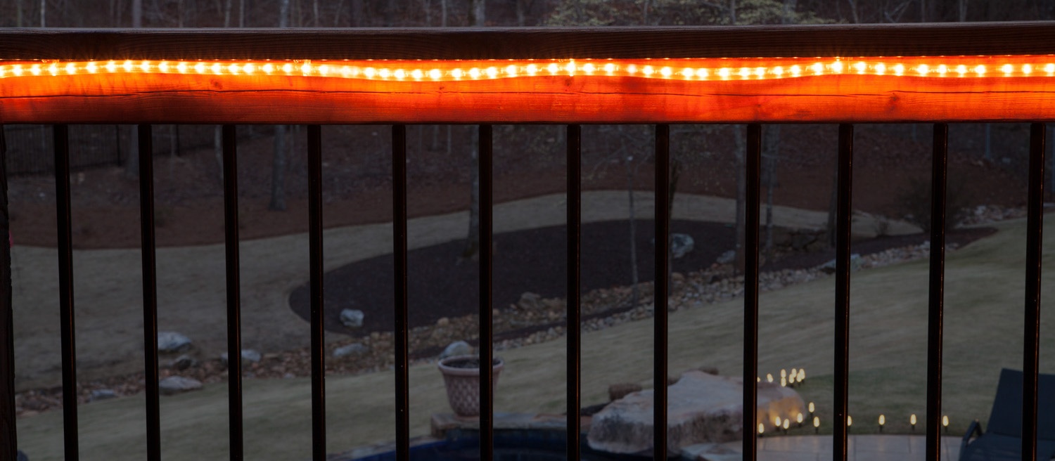 outdoor led rope lighting ideas