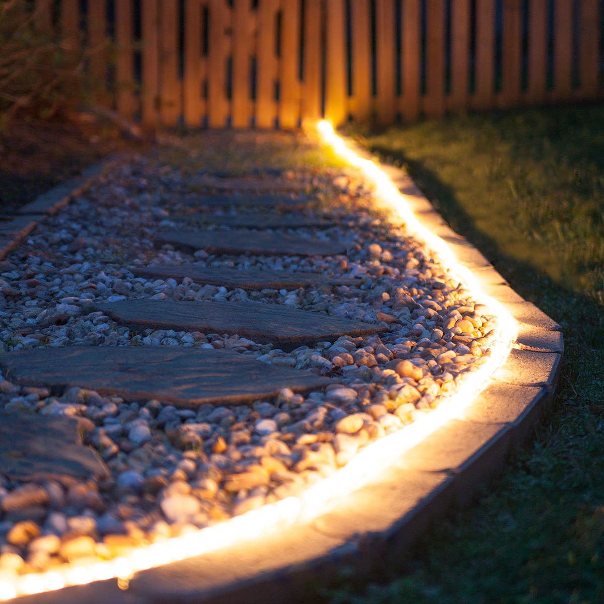 outdoor led rope lighting ideas