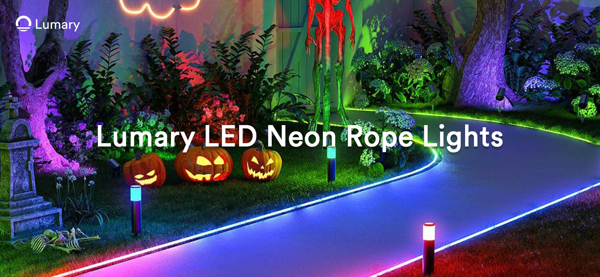 outdoor led rope lighting ideas