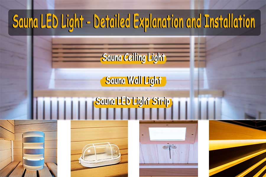 sauna led lights