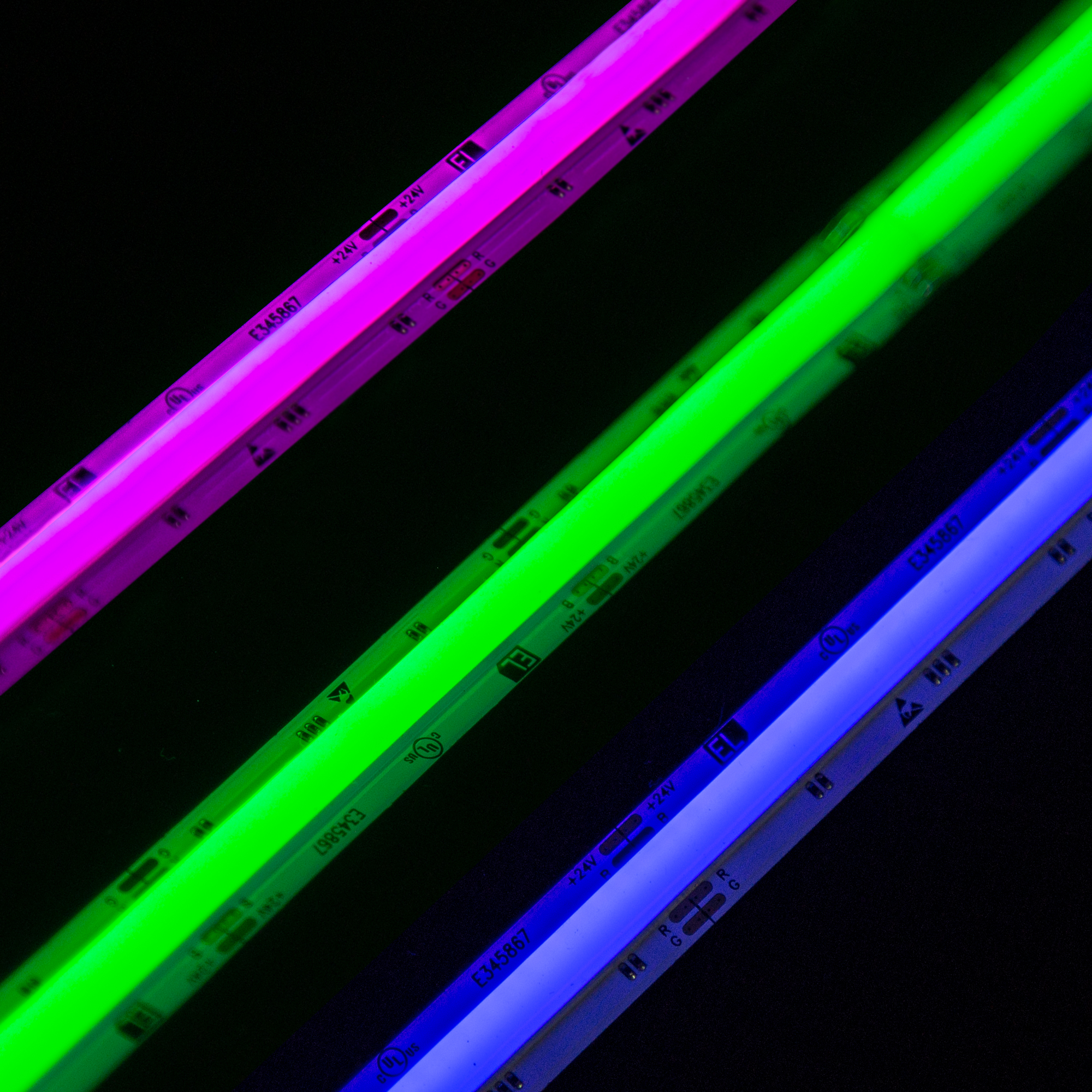 continuous led strip light rgb