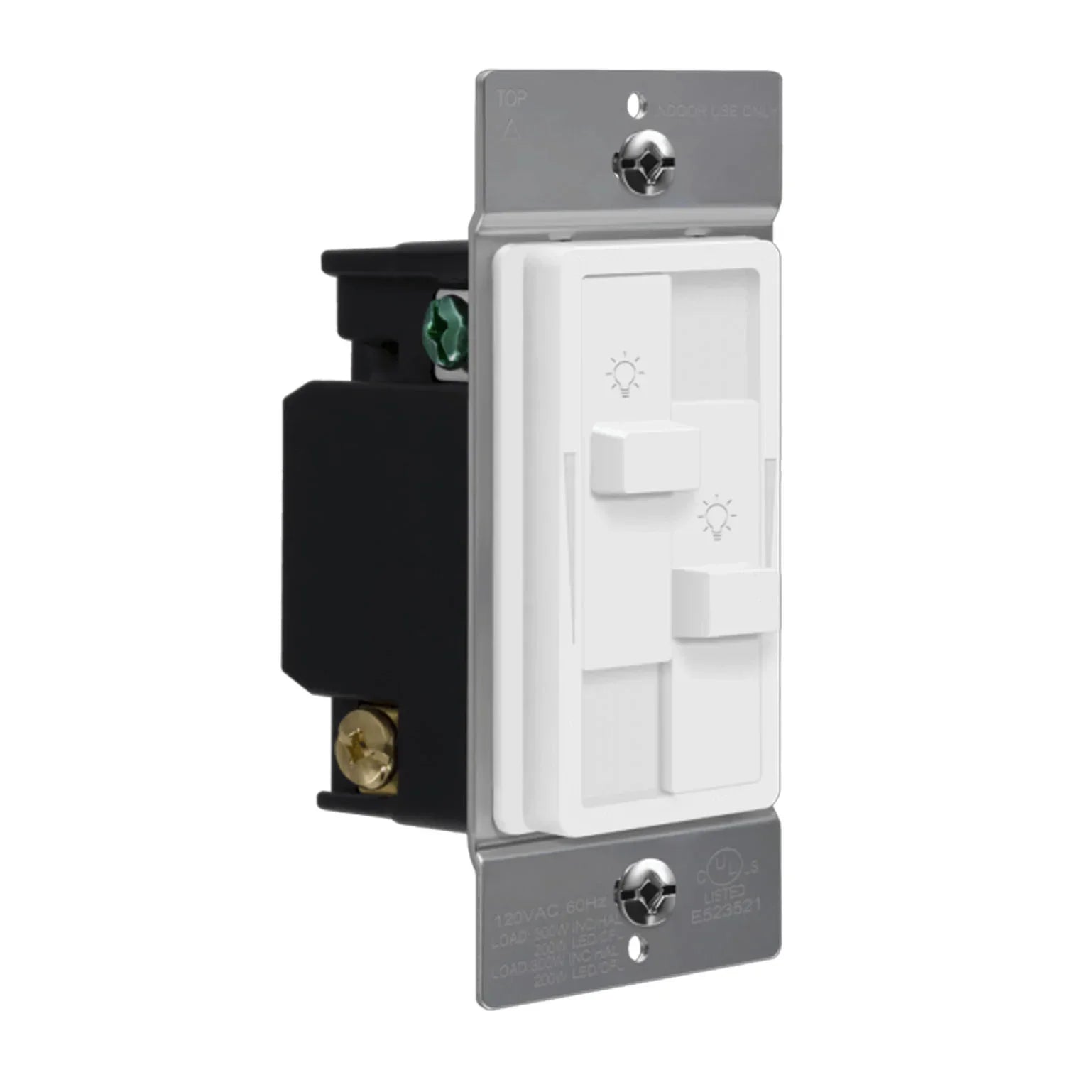 dimmer light switch double