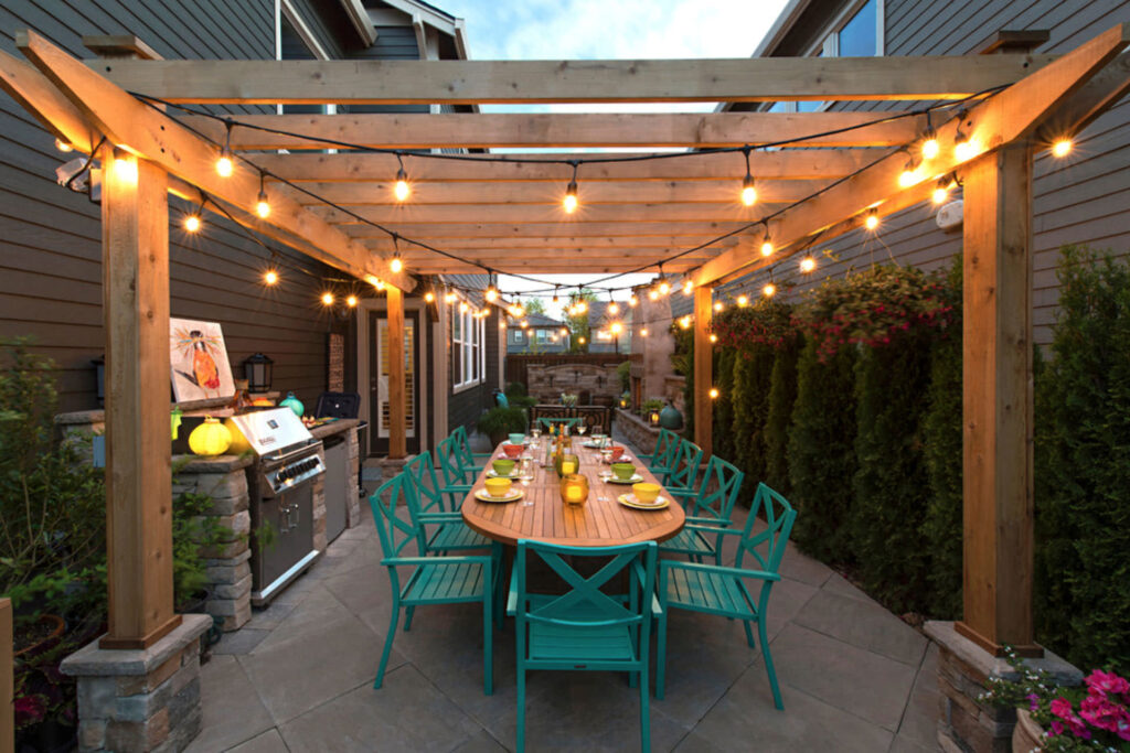 pergola string lighting ideas Beauty STC