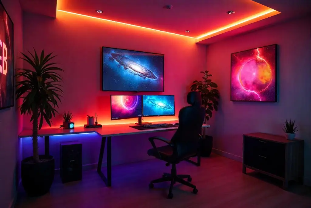 game room lighting ideas