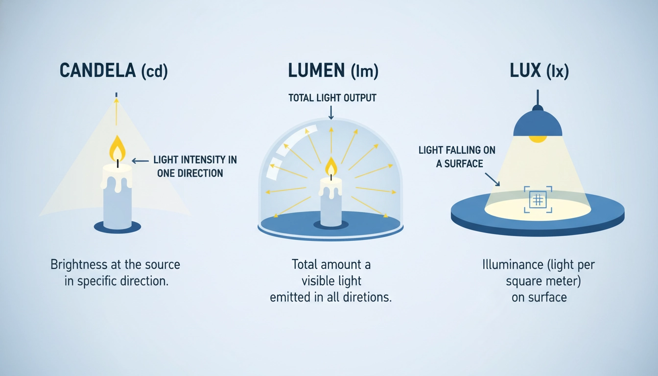 candela vs lumens