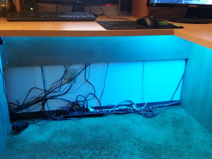 led under desk